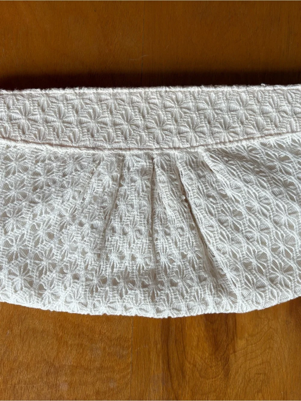 Old Navy Cream Crochet Clutch Handbag